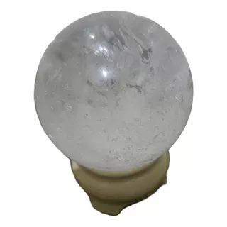 Bola De Cristal Esfera De Quartzo Transparente 203g / 5alt