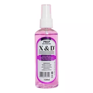 Prep Xed 120 Ml Spray Bactericida Para Cuidados De Unha Cor Rosa