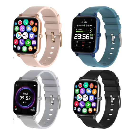 Smartwatch Reloj Inteligente Hombre Mujer 2 Mallas