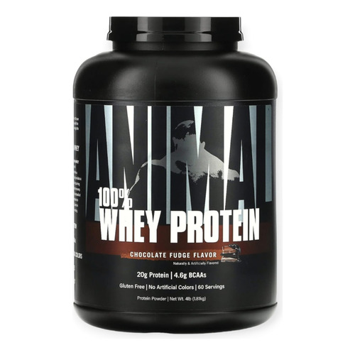 Proteina Animal 100% Whey Protein 4lbs  Universal Nutrition Sabor Chocolate Fudge