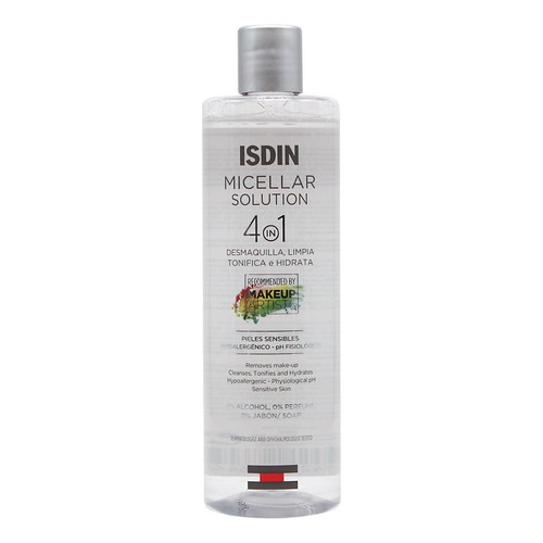 Isdin Agua Micelar 4 En 1 Piel Sensible 400 Ml