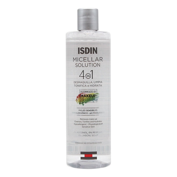 Isdin Agua Micelar 4 En 1 Piel Sensible 400 Ml