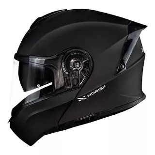 Capacete Moto Robocop Escamoteável Norisk Motion C/ Óculos Cor Black Tamanho Do Capacete 64