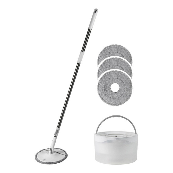 Avera Mop Limpiador Con Cubo Separador Y Escurridor Lm01 Color Blanco