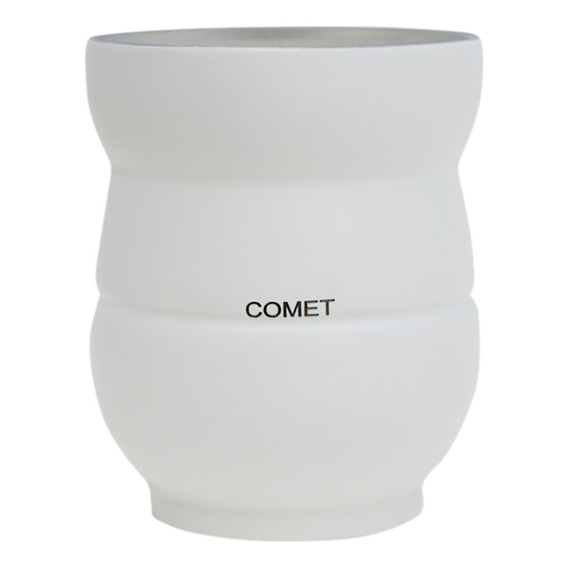 Mate De Acero Inoxidable Chico Doble Pared Comet - Ferrejido Color Blanco