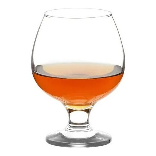 Copa Misket Brandy Cristal Cognac Coñac 390ml Pack X6 Color Transparente