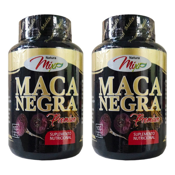 Maca Negra Premium X2 + Regalo - Unidad a $650