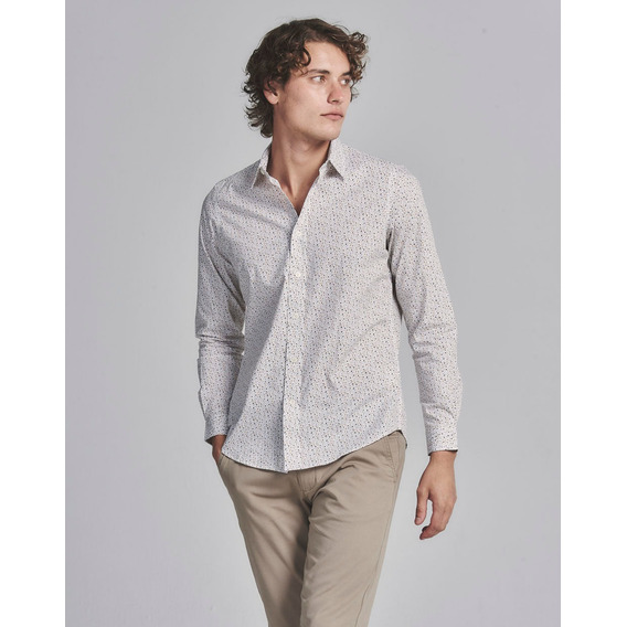 Camisa Candide, Slim Fit, Hombre, Algodón, Fantasia, Equus