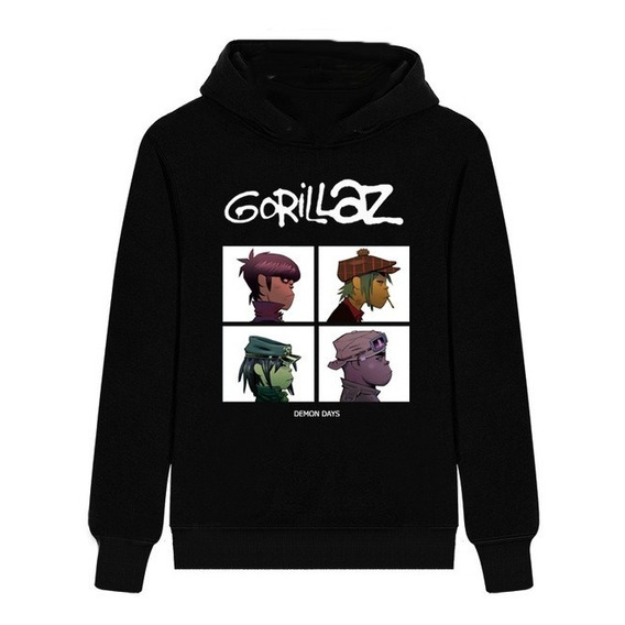 Sudadera Hoodie 2 Gorillaz Demon Days + Regalo Y Envio Grats