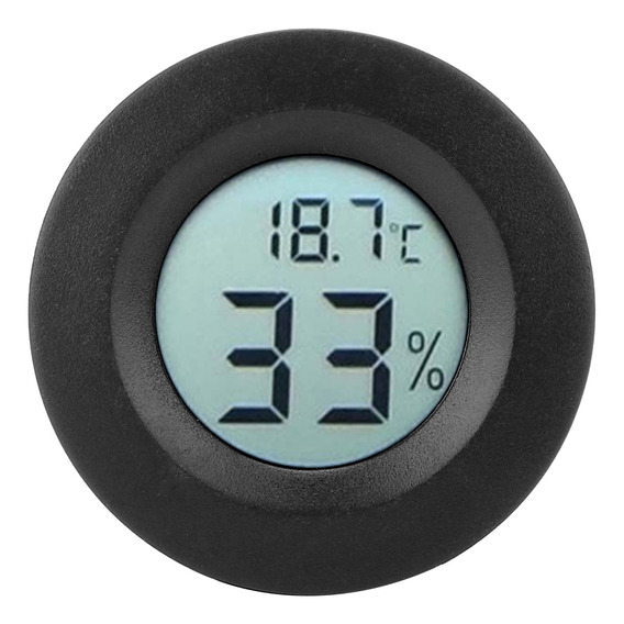 Mini Termohigrómetro Digital Higrometro Reloj