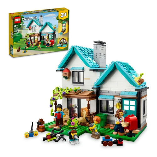 Kit De Construcción Lego Creator 3en1 Casa Confortable 31139 808 Piezas 3+