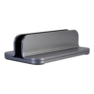 Soporte Vertical De Aluminio Para Macbook Space Gray