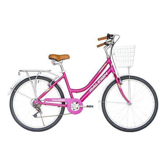 Bicicleta De Paseo Raleigh Fiore 26 Color Rosado