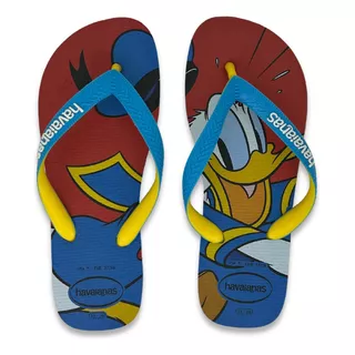 Chinelo Havaianas Disney Stylish Pato Donald Turma Do Mickey