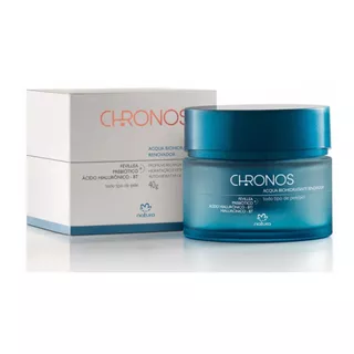 Gel Crema Natura Chronos Acqua Biohidratante Facial Todo Tipo De Piel De 40ml/40g 30+ Años