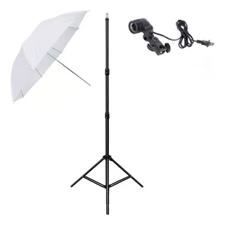 Kit Iluminacion Fotografia Video Tripode Plegable Sombrilla