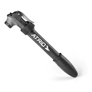 Mini Bomba De Encher Pneu Bico Para Bicicleta Atrio Bl143 Cor Preto