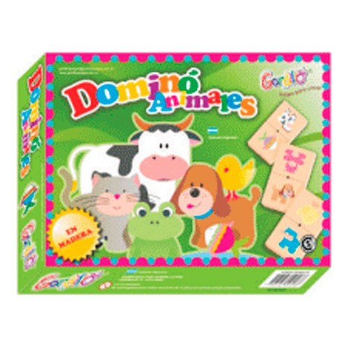 Domino Animales En Madera Gordillo Mes-dom-1