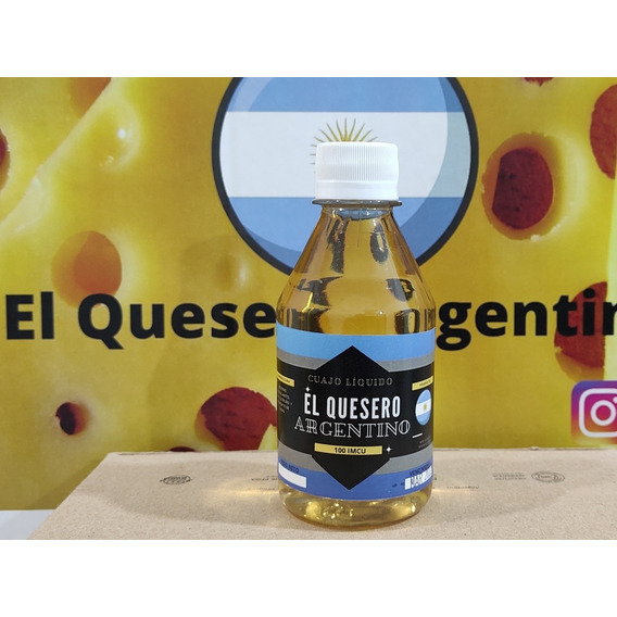 Cuajo Liquido Vacuno X 300 Cc El Quesero Argentino Quesos