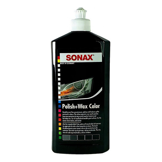Sonax Polish & Wax Cera Color Negro