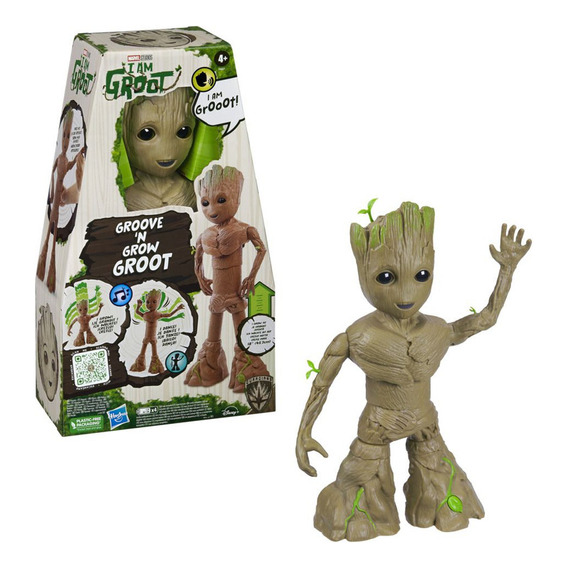 Figura De Acción Marvel Studios I Am Groot Groove Groot