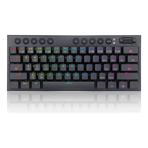 Teclado Gamer Redragon Horus Mini K632-rgb 60% Swich Red Ing Color del teclado Negro Idioma Inglés US