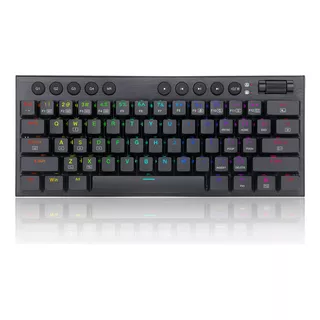 Teclado Gamer Redragon Horus Mini K632-rgb 60% Swich Red Ing Color Del Teclado Negro Idioma Inglés Us