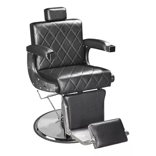 Cadeira Poltrona De Barbeiro Reclinavel Salão De Beleza Luxo