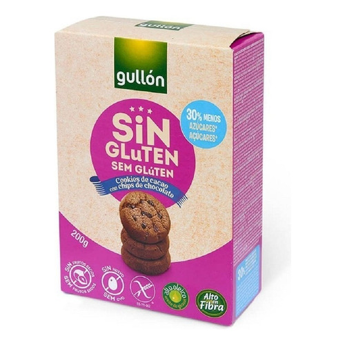 Galletas De Chispas De Chocolate Sin Gluten Fre Light Gullón