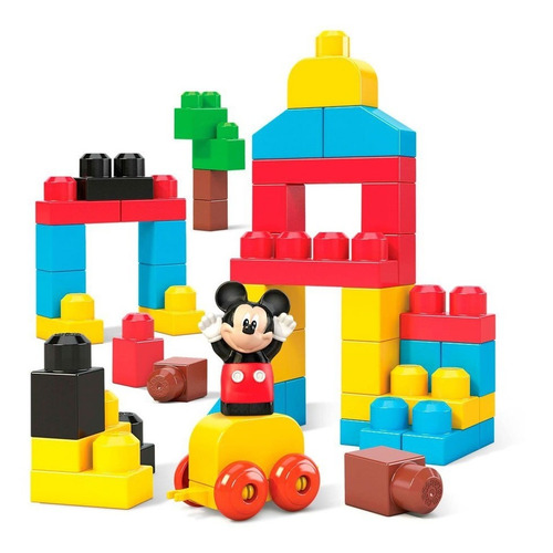 Mega Bloks Mickey Bloques De Construccion  60 Piezas 