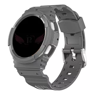 Pulseira Pw Armadura Compatível Samsung Galaxy Watch 4 44mm Cor Cinza