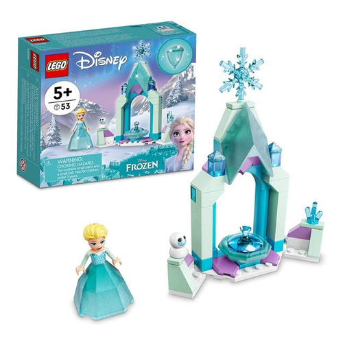 Lego 43199 Disney Frozen Elsa's Castle Courtyard Cantidad De Piezas 53
