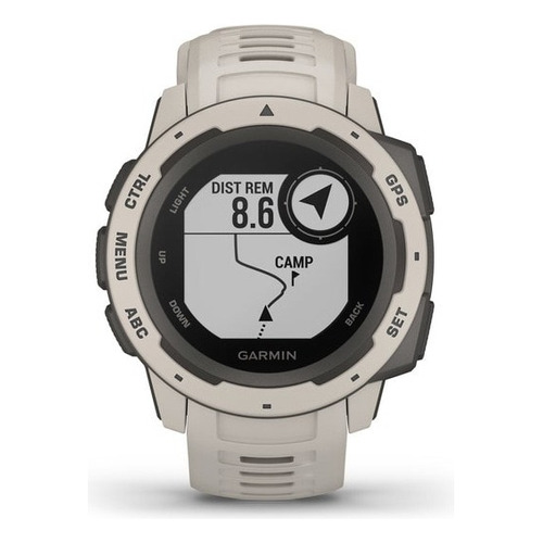 Smartwatch Garmin Instinct Estándar 0.9" caja 45mm de  polímero reforzado con fibra  gray, malla  tundra de  silicona