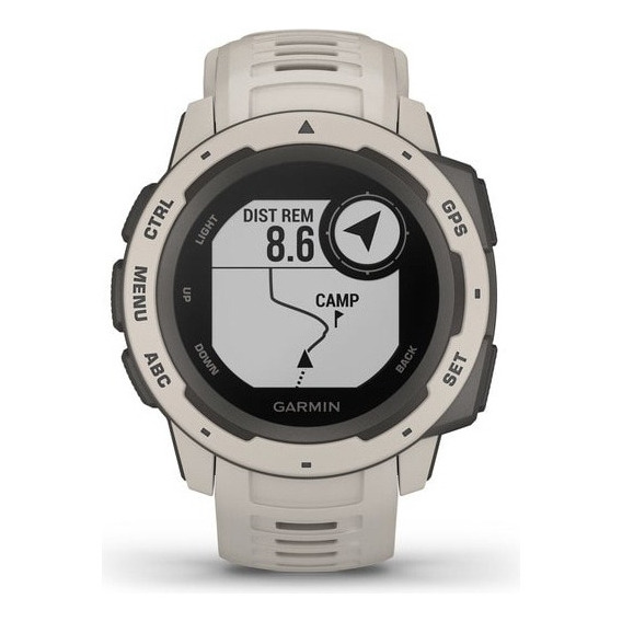 Smartwatch Garmin Instinct Estándar 0.9" caja 45mm de  polímero reforzado con fibra  gray, malla  tundra de  silicona