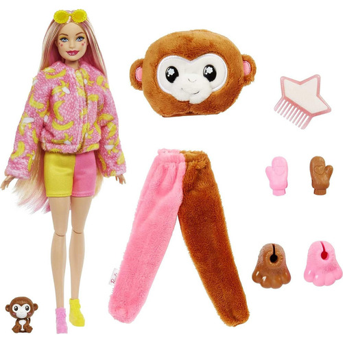 Barbie Cutie Reveal Muñeca Mono Mattel