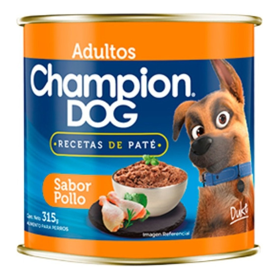 Lata Champion Dog Adulto Pollo 12 Un