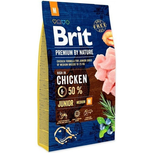 Alimento Perro Cachorro Brit Premium Junior Medium 15kg. Np