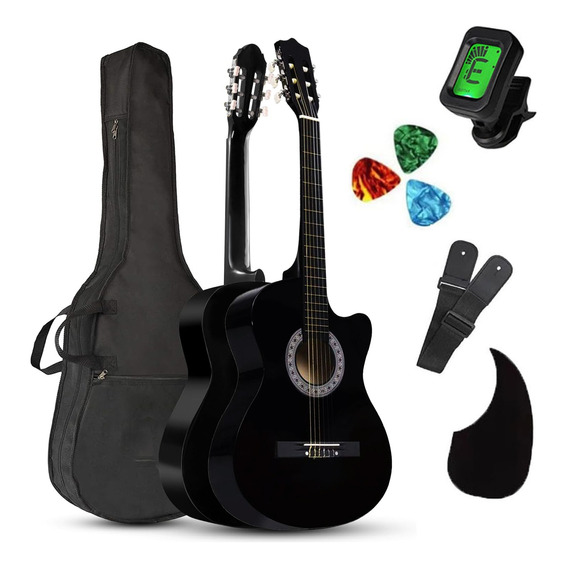 Clasica Kit De Guitarra Acústica +elegir+sintonizador 39 In