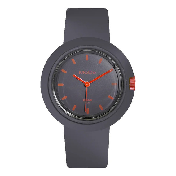 Reloj Okusai Análogo De Goma Sumergible 50mts Unisex