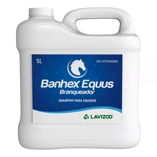 Shampoo Para Equinos Branqueador Banhex Equus 5 Litros