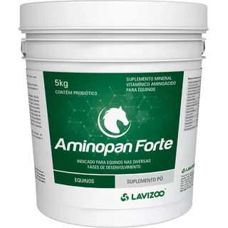 Aminopan Equinos 5kg Lavizoo - Suplemento Vitamínico Forte