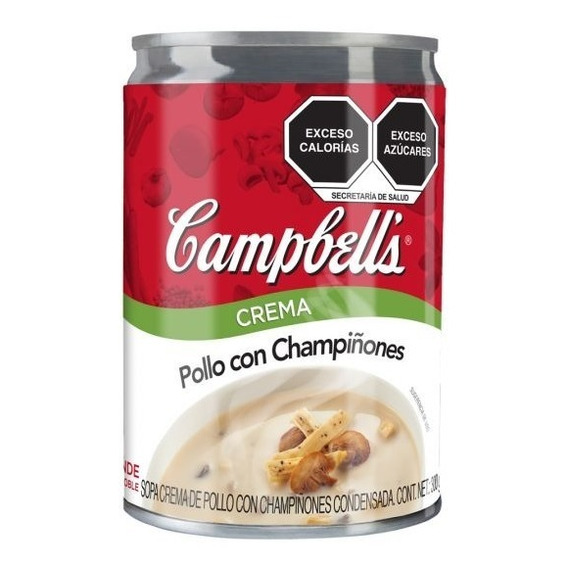 Crema Campbell's Pollo Con Champiñones 300 Gr