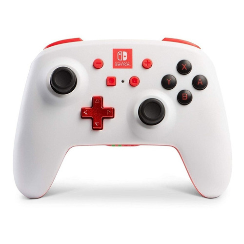Control joystick inalámbrico ACCO Brands PowerA Enhanced Wireless Controller for Nintendo Switch white y red