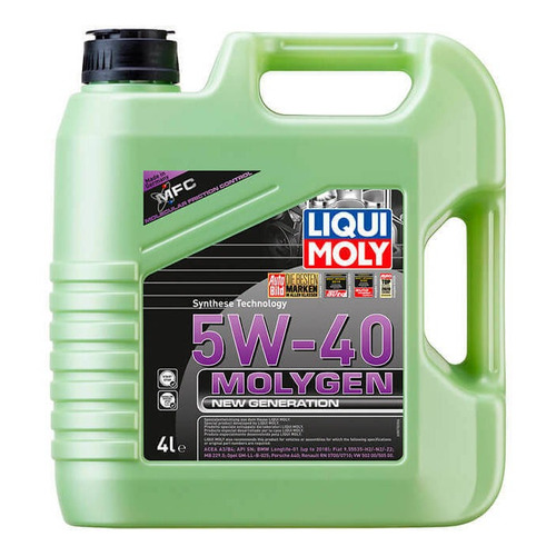 Aceite para motor Liqui Moly sintético 5W-40 para autos, pickups & suv