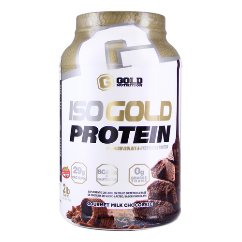 Iso Gold Protein X 2lbs Gold Nutrition Sabor Chocolate