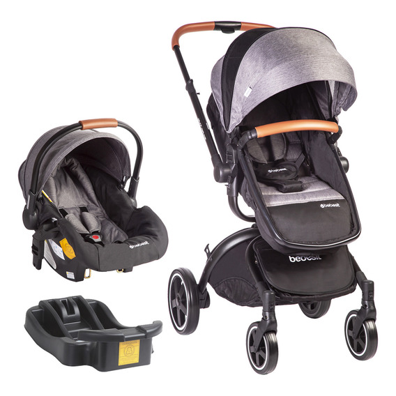 Coche Bebesit Travel System F8006 Gris