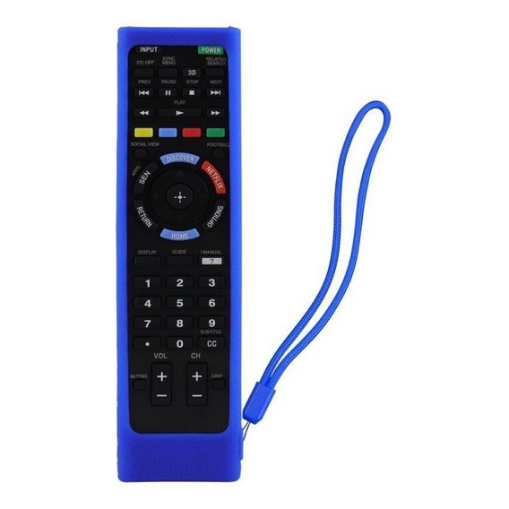 Funda Para Control Sony Bravia Smart Tv Protector Rmt-tx Color Azul