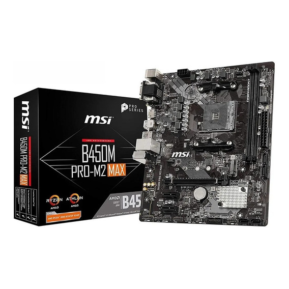 Msi Pro B450-a Pro Max Am4 Amd Board Ryzen