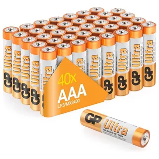 Pilas Aaa Gp Batteries Ultra Lr03 Paquete De 40 Baterias Aaa