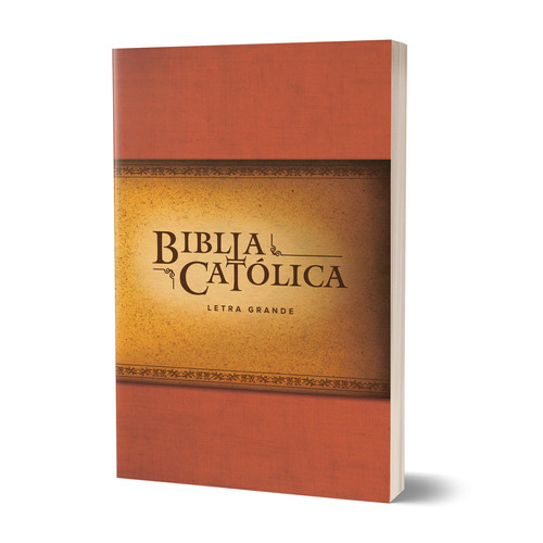 La Biblia Católica: Edición letra grande. Rústica, roja, de Biblia de America. Serie Origen Editorial Origen, tapa dura en español, 2020